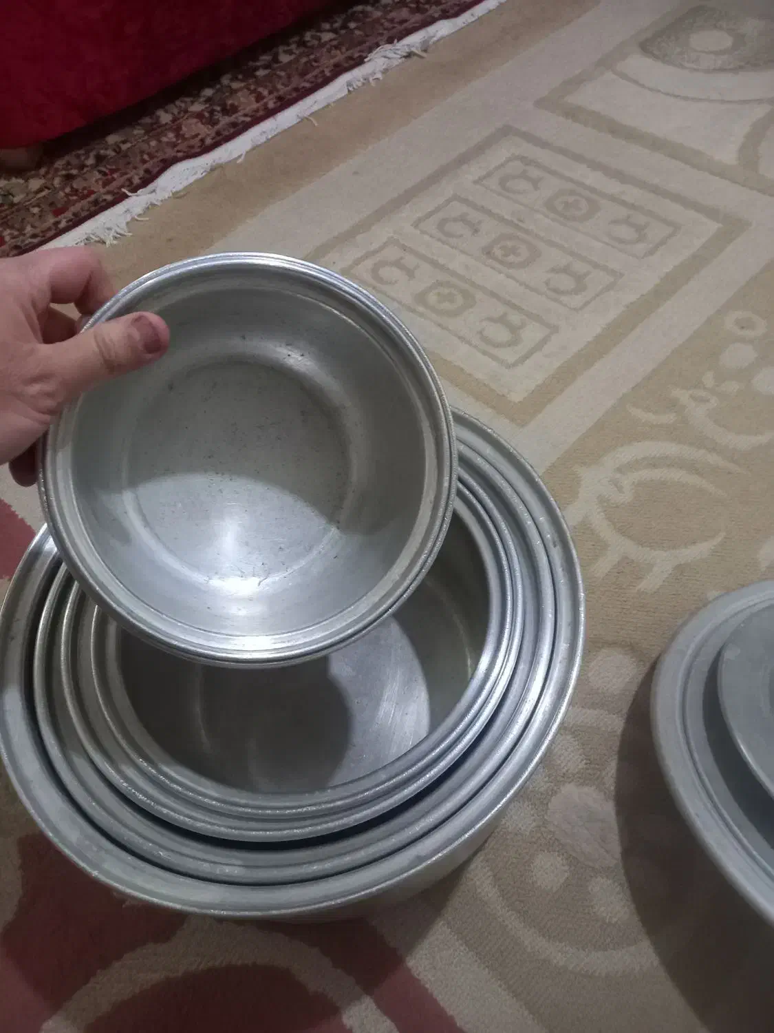 قابلمه روحی ۶تیکه با در خیلی کم کارکرده|ظروف پختوپز|تهران, هاشمی|دیوار