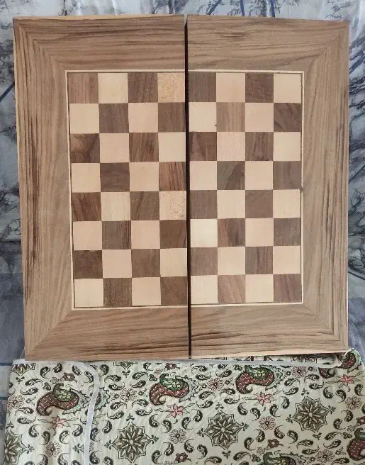 تخته نرد گردو،معرقکاری و روکش فایبر گلس|اسباب‌‌بازی|ری, علایین|دیوار