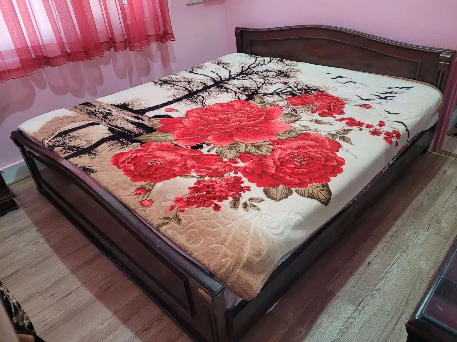 فروش سرویس خواب چوب اصل بدون روکش|تخت و سرویس خواب|سبزوار, همت|دیوار