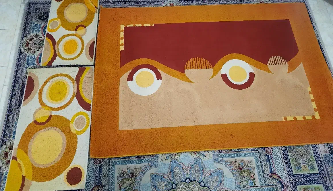 فرش آشپزخانه به همراه ۲ تا پادری|فرش|گرگان, |دیوار