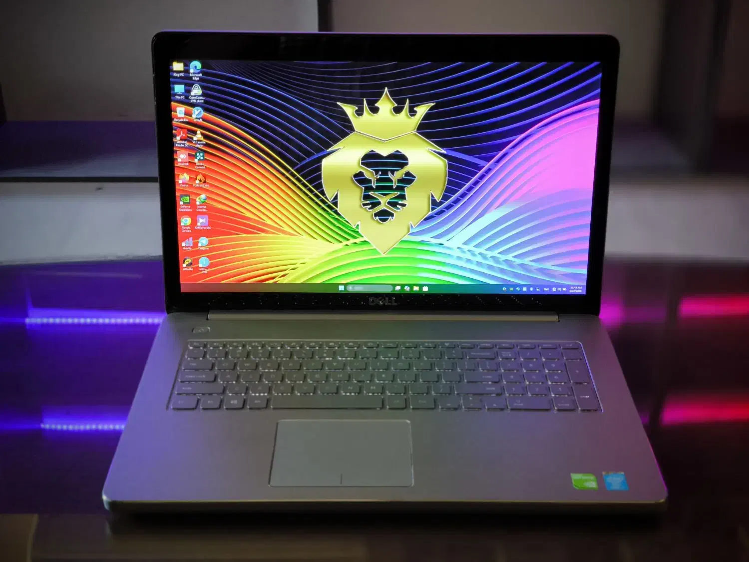 ۱۷.۳ اینچ لمسی گرافیک و بکلایت فول کیبورد لوکس دل|رایانه همراه|تهران, بلوار کشاورز|دیوار