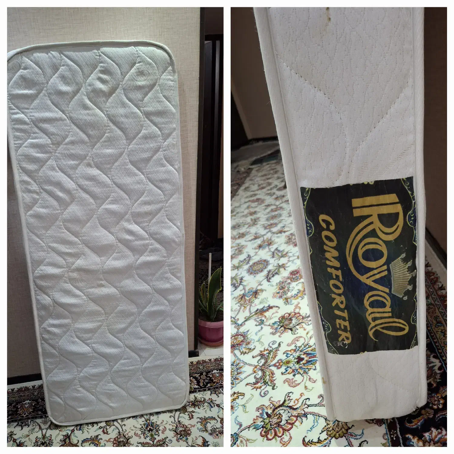 تشک تک نفره رویال|تشک تختخواب|اصفهان, بهارستان|دیوار