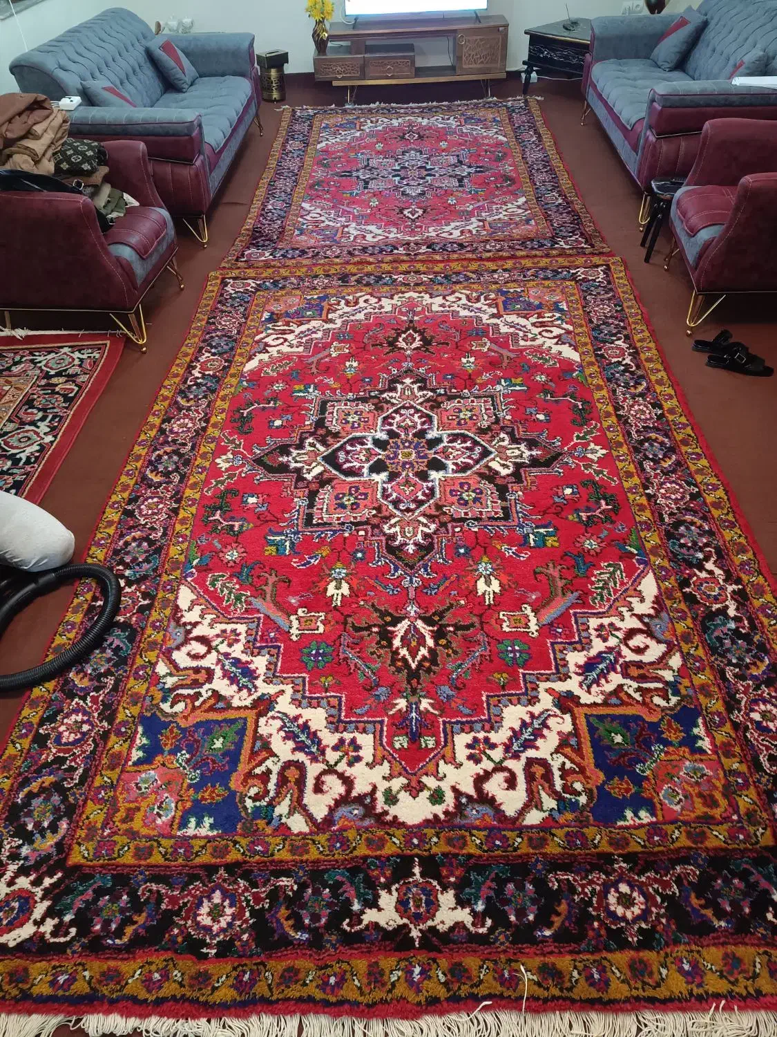 جفت فرش هریس تاجری|فرش|تبریز, |دیوار