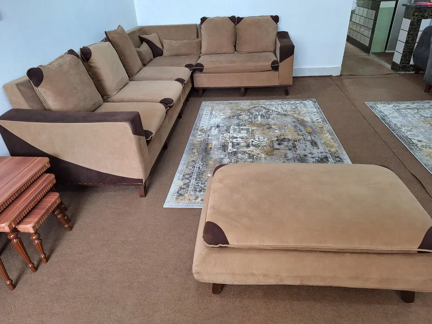 مبل ال ۹ نفره|مبلمان خانگی و میز عسلی|آبادان, |دیوار