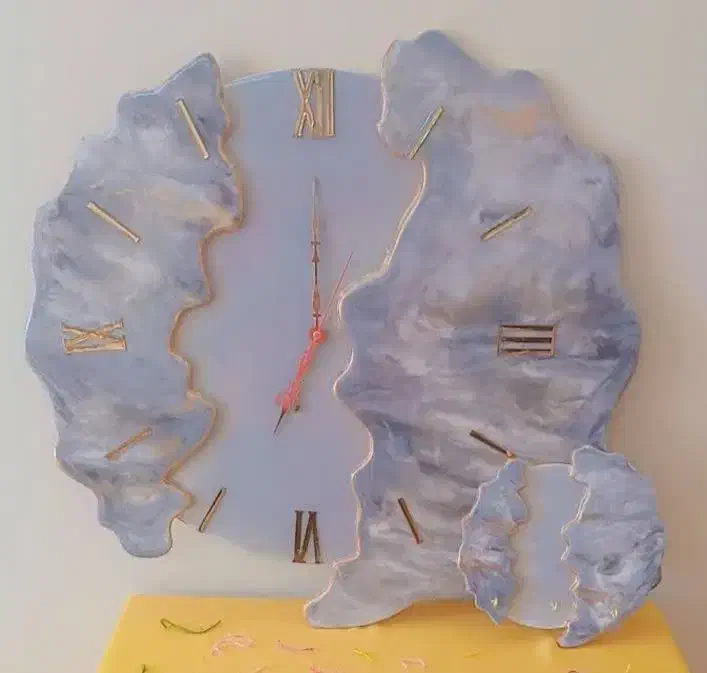 انواع ساعت رزینی|ساعت دیواری و تزئینی|آران و بیدگل, |دیوار