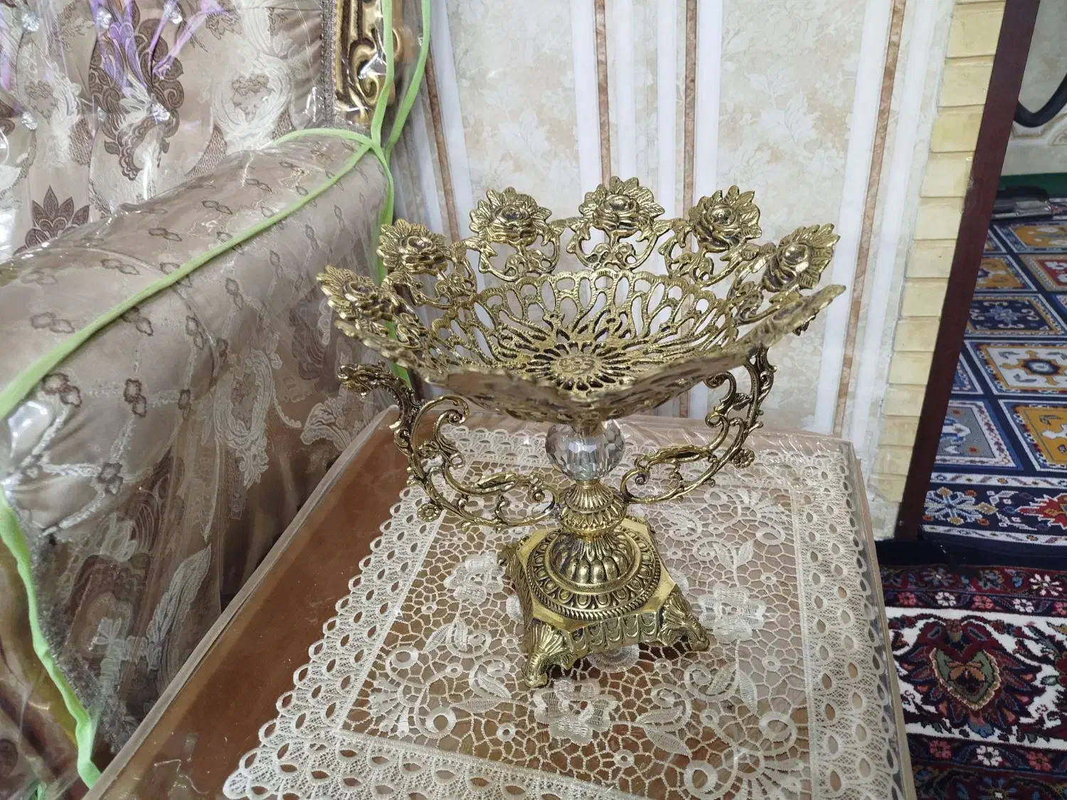 ظرف تزیینی برنج|مجسمه، تندیس، ماکت|آباده, |دیوار