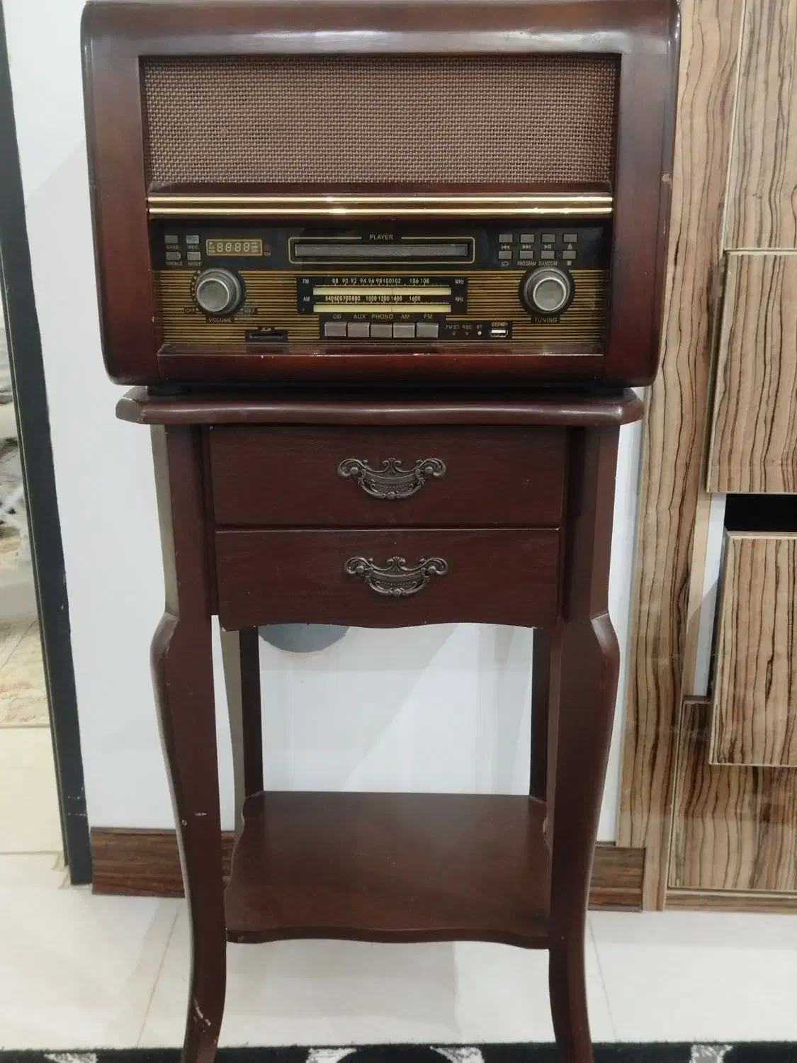 گرامافون مدل رادیویی اصل|سیستم صوتی خانگی|ساری, |دیوار