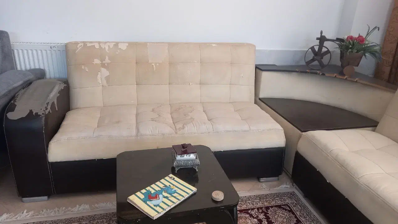 مبل دست دو ، مبل کارکرده|مبلمان خانگی و میز عسلی|کاشمر, |دیوار