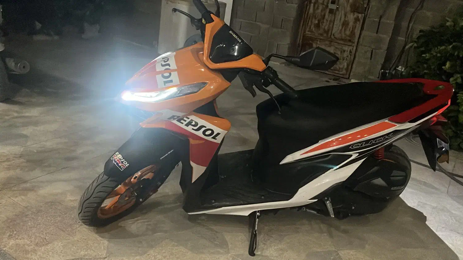 فروش موتور سیکلت کلیک طرح رپسول|موتورسیکلت|خفر, |دیوار