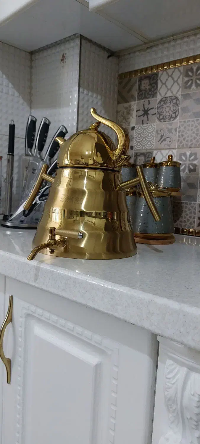 **ست کتری قوری روگازی**|قوری، کتری، قهوه‌ساز دستی|تربت‌حیدریه, قائم|دیوار