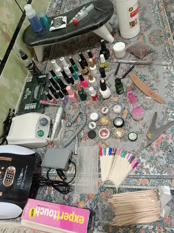 وسایل کاشت ناخن|آرایشی، بهداشتی، درمانی|دزفول, |دیوار