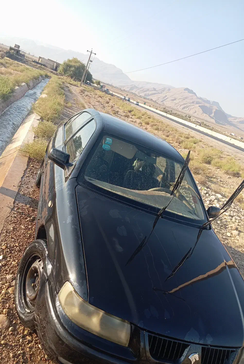 سمند بنزینی با مقداری خط و خش|خودرو سواری و وانت|فسا, |دیوار