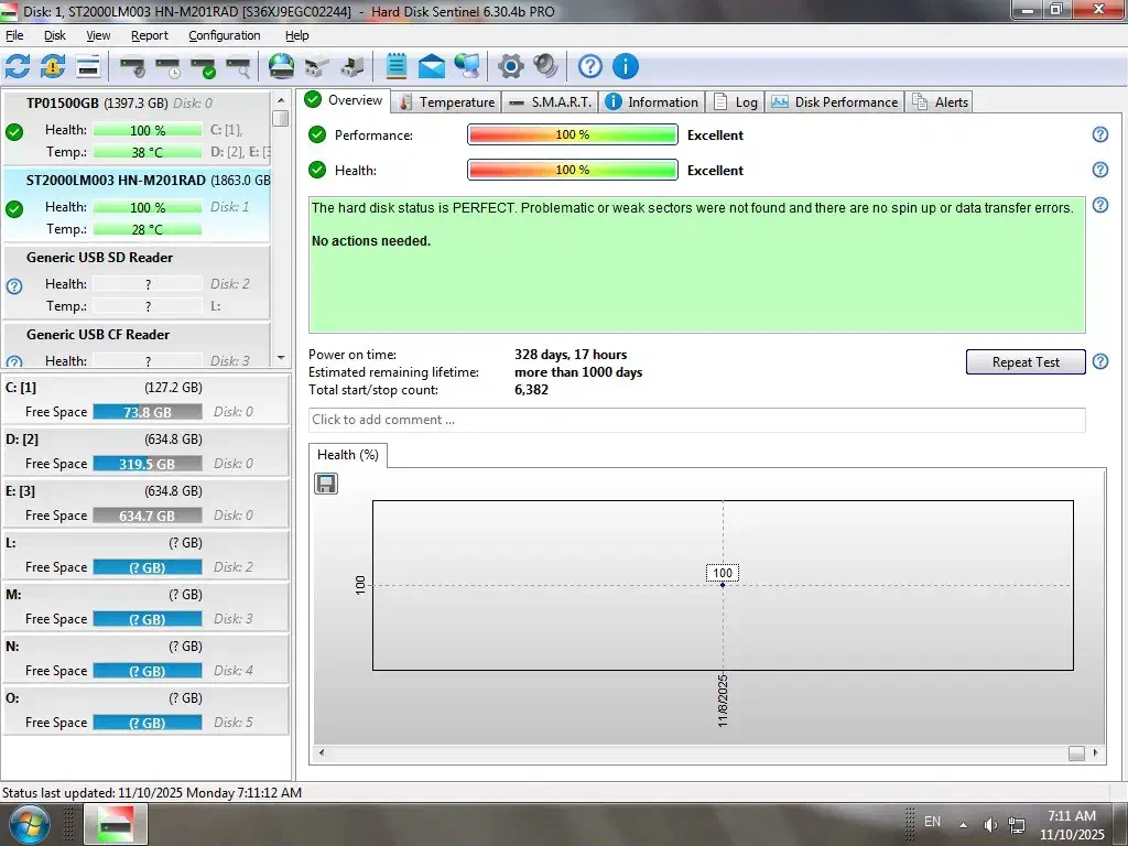 هارد لپ تاپ 2 ترابایت سیگیت در حد آکبند|قطعات و لوازم جانبی رایانه|تبریز, |دیوار