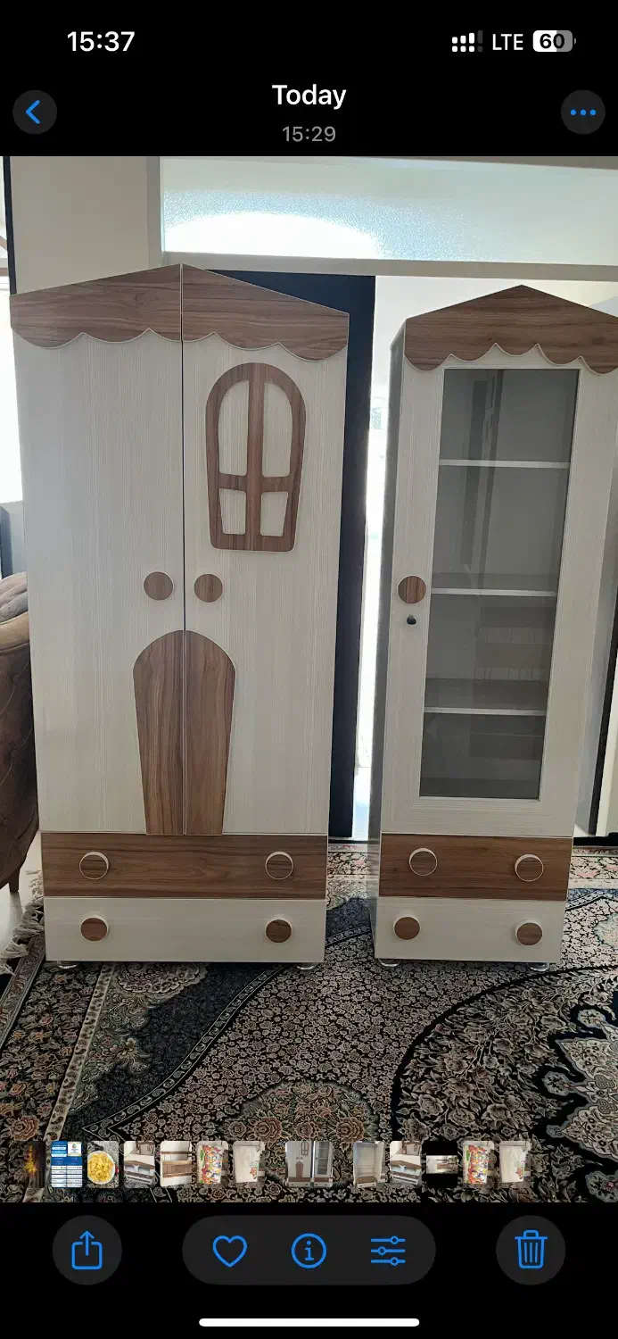 تخت و‌کمد کودک و نوجوان|تخت و سرویس خواب|شیراز, شهرک مطهری|دیوار