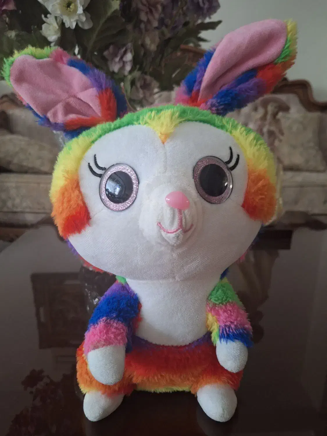 عروسک خرگوش رنگین کمانی|اسباب‌بازی بچه|آمل, |دیوار