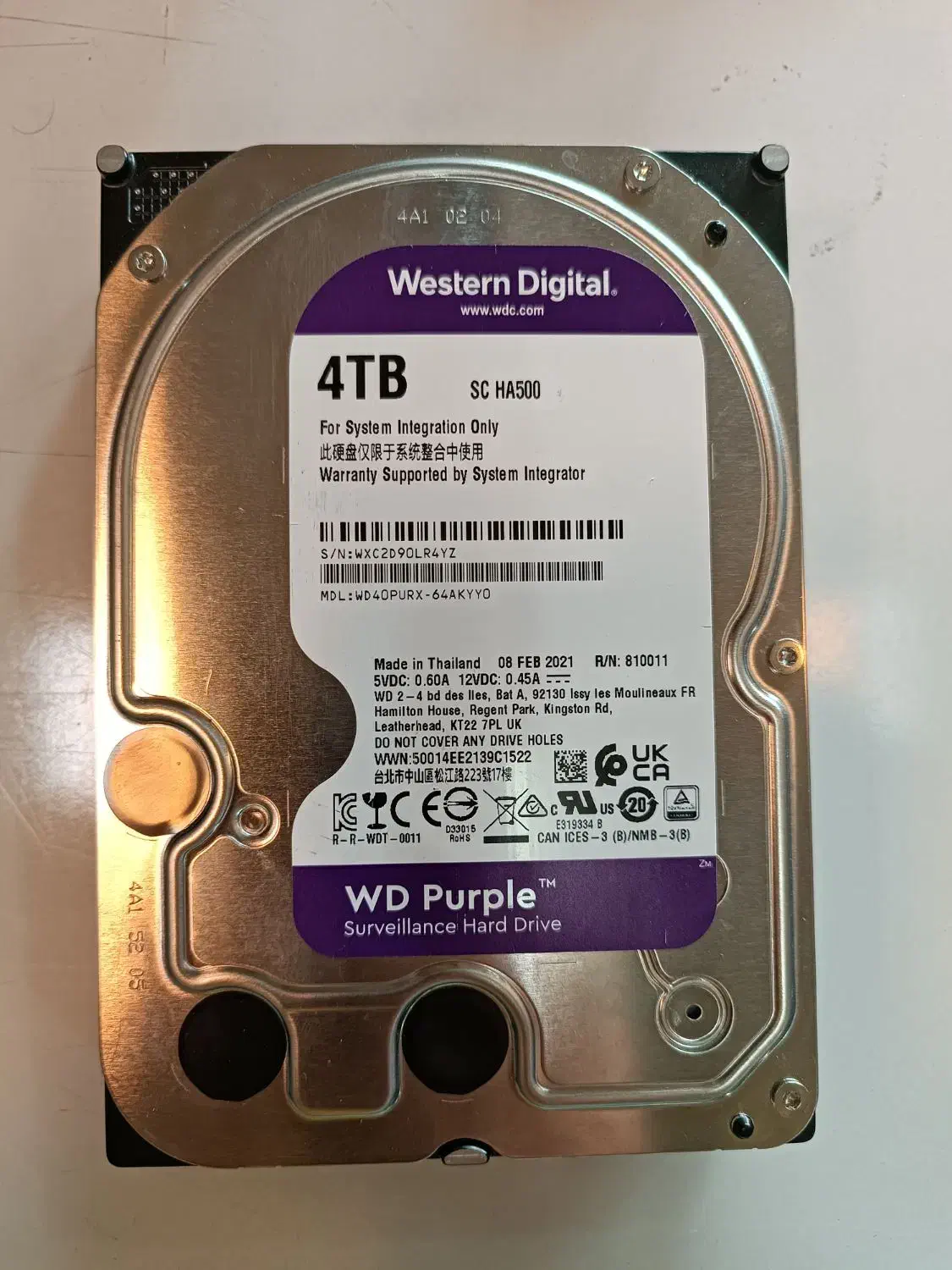 هارد 4 ترابایت وسترن دیجیتال|قطعات و لوازم جانبی رایانه|رودسر, |دیوار