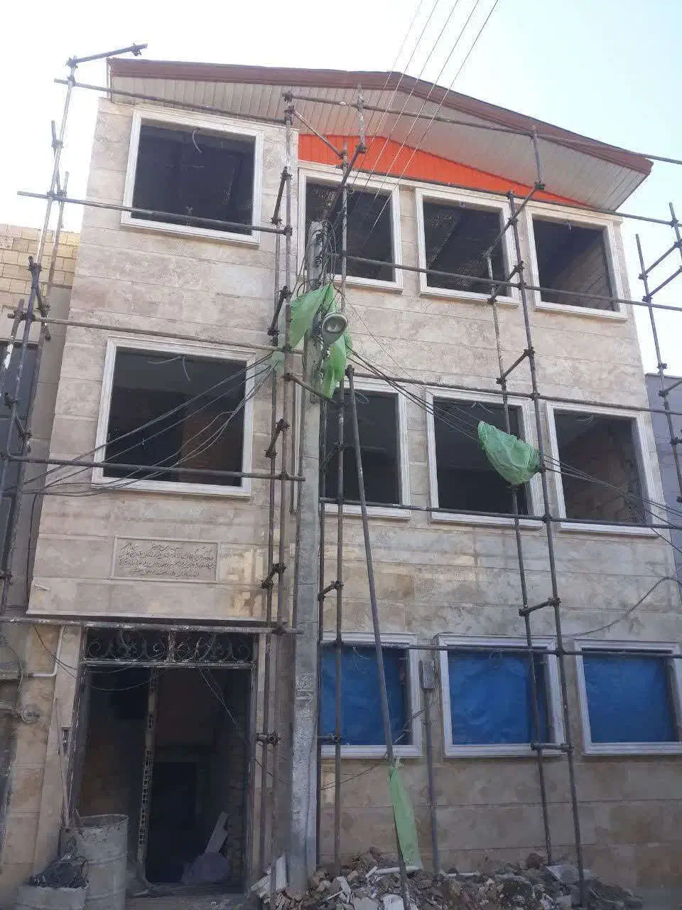 نمای آجری و سنگی|خدمات پیشه و مهارت|قم, دروازه ری|دیوار