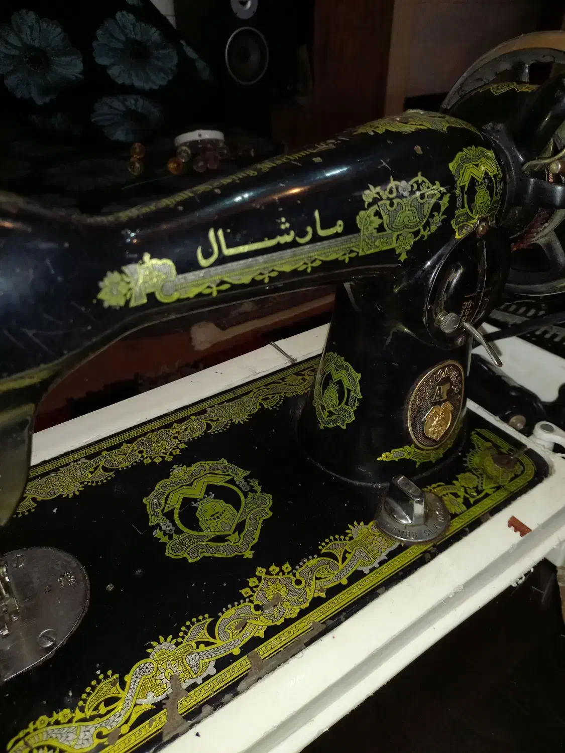 چرخ خیاطی قدیمی مارشال|چرخ خیاطی و ریسندگی|ماهدشت, |دیوار