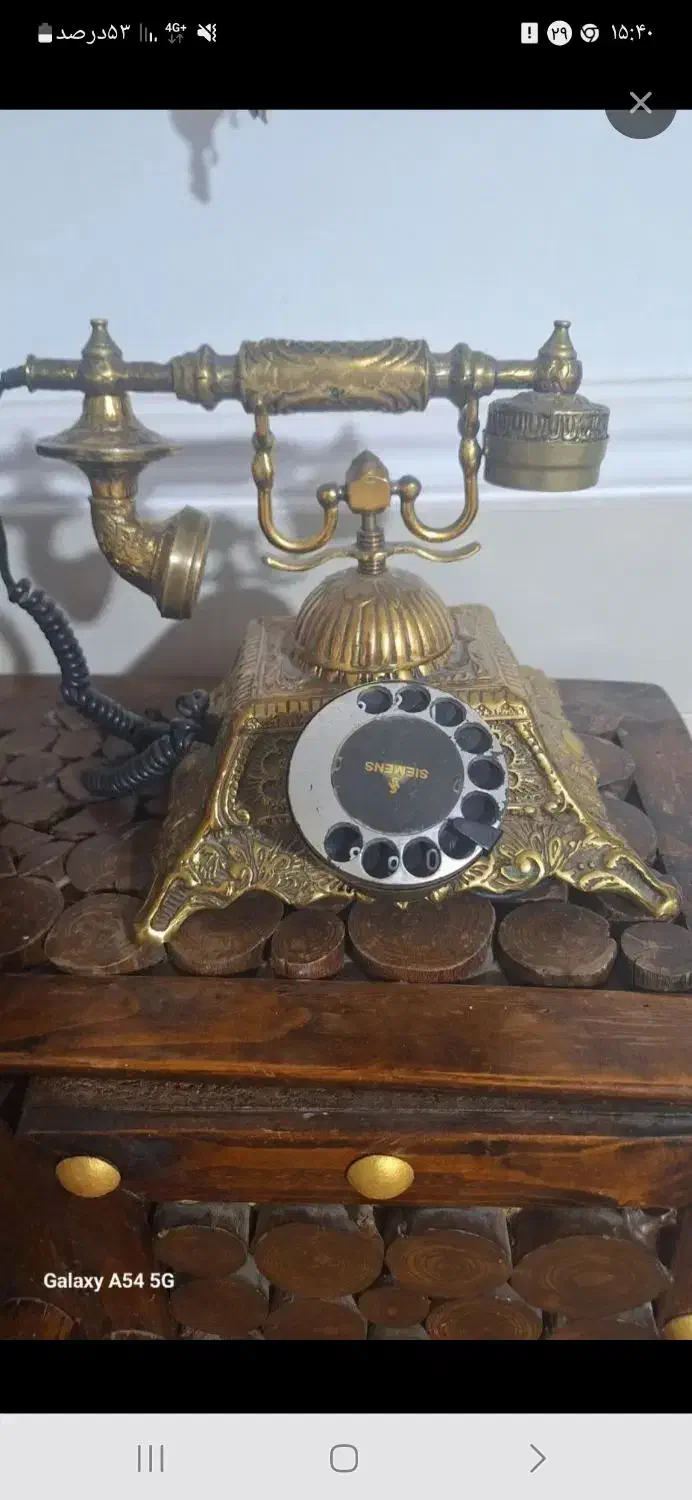 تلفن برنز اصل|صنایع دستی و سایر لوازم تزئینی|بروجرد, |دیوار