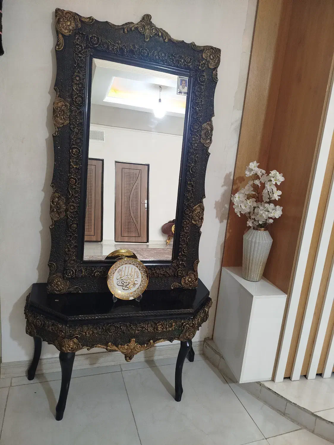 آینه شمعدان|آینه|پاکدشت, پاکدشت (مامازند)|دیوار