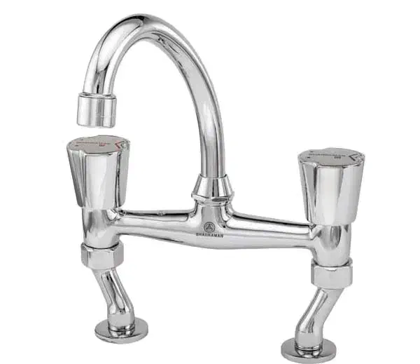 شیر دوشاخه دوپایه پارس رازی|لوازم سرویس بهداشتی|یاسوج, |دیوار