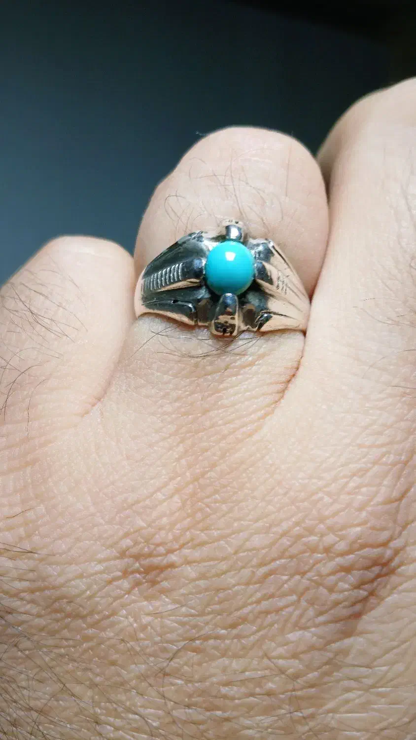 انگشتر فیروزه کهنه|کلکسیون اشیاء عتیقه|تبریز, |دیوار