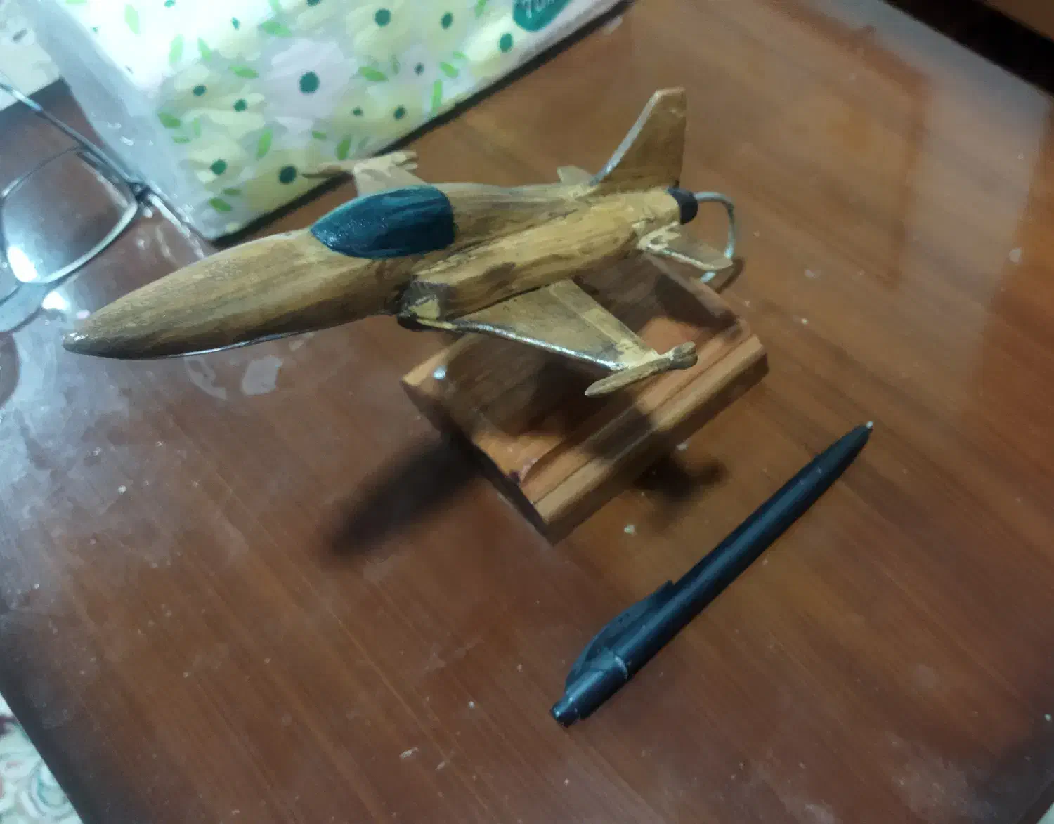 ماکت چوبی هواپیما|مجسمه، تندیس، ماکت|طبس, |دیوار