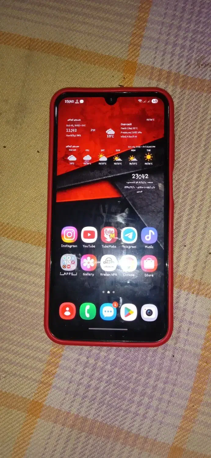 Galaxy a15 128g 6g|موبایل|گلوگاه, |دیوار