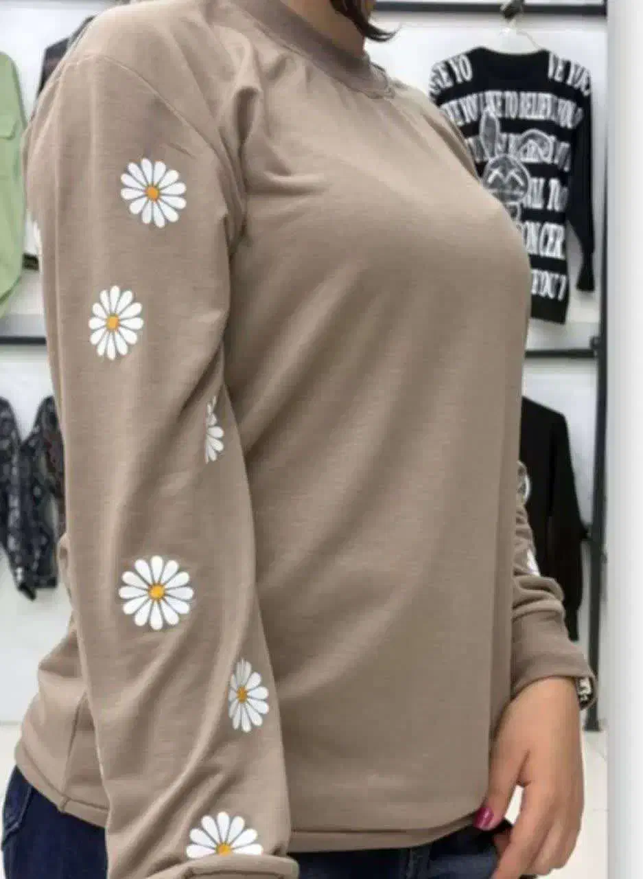 بولیز استین بلند طرح گل. جنس دورس اسپان|لباس|همدان, |دیوار