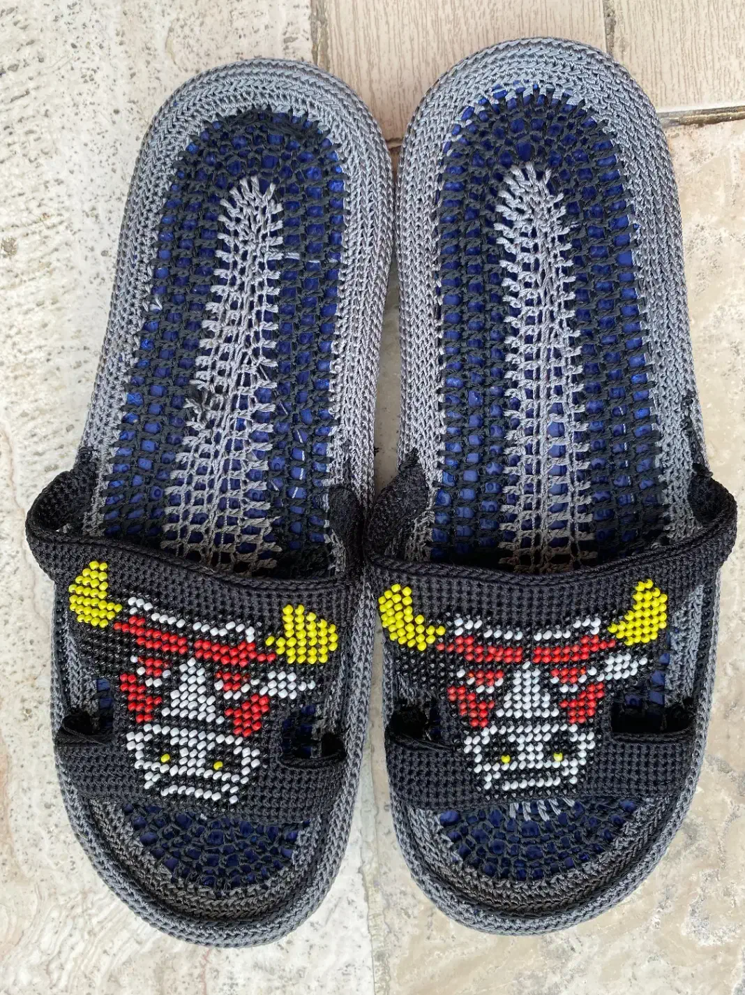 دمپایی زندان بافت|کیف، کفش، کمربند|گنبد کاووس, |دیوار