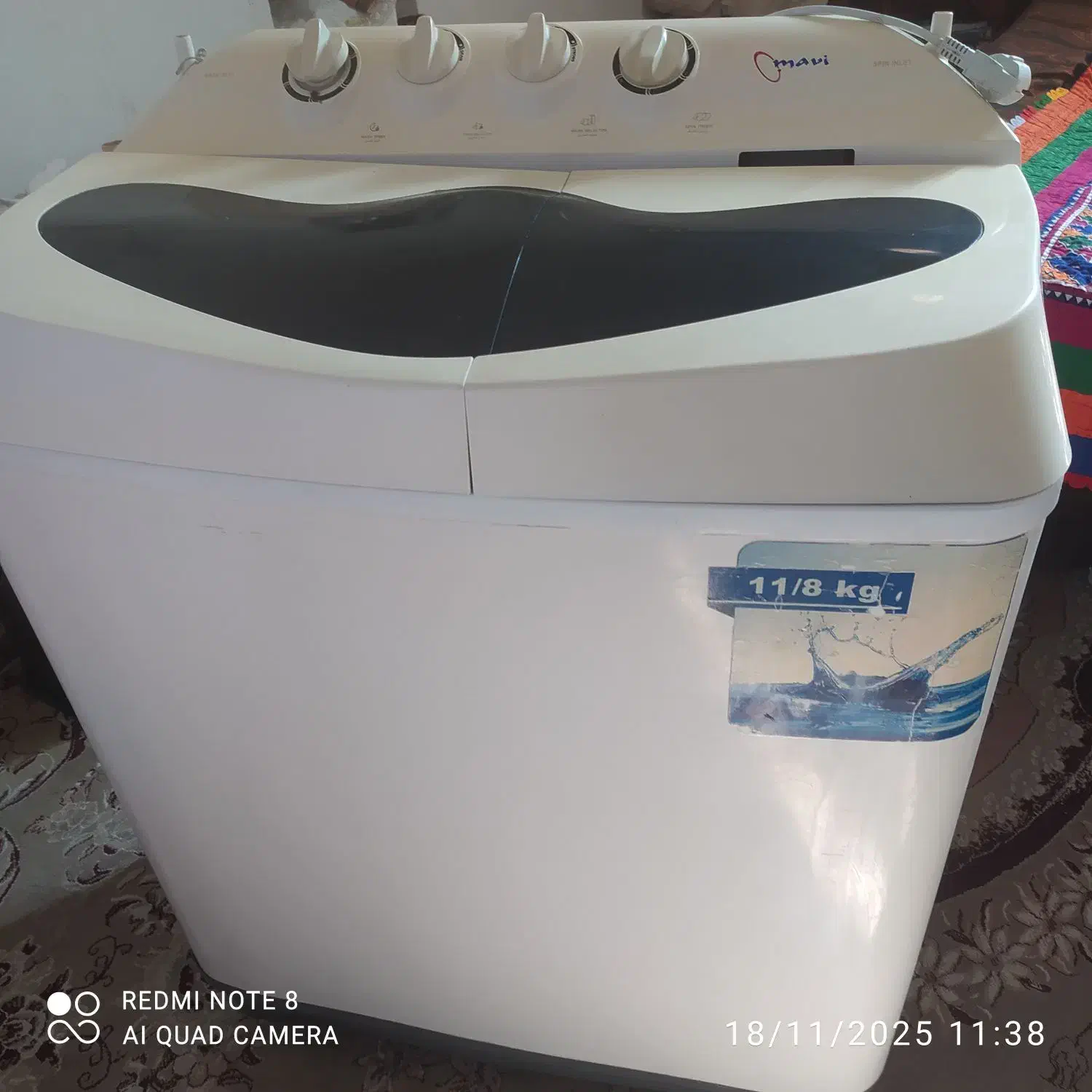 لباسشویی دوقلو ۸کیلویی|ماشین لباسشویی و خشک‌کن لباس|مشهد, شهرک ابوذر|دیوار