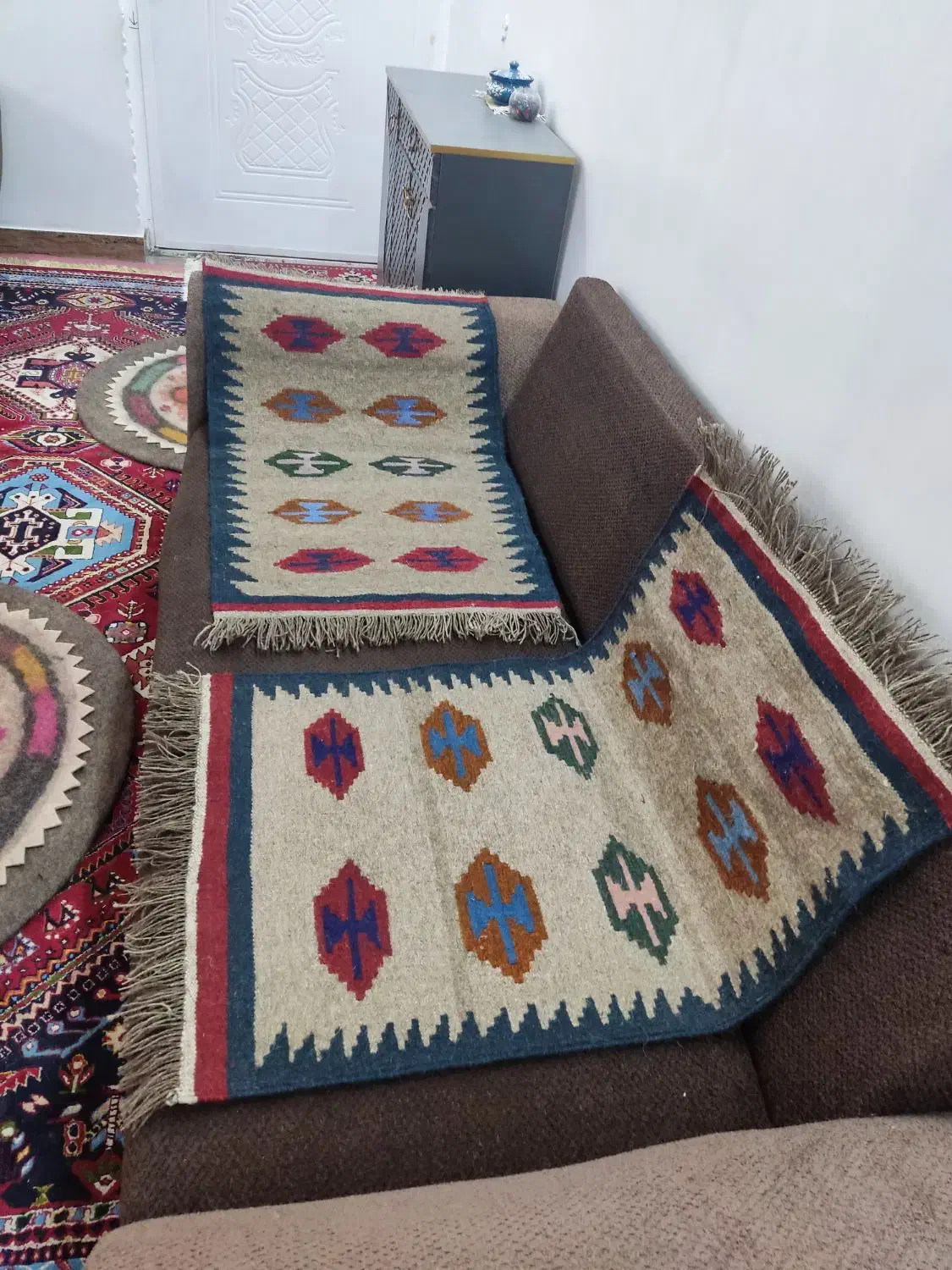 گلیم های ۶۰در۱۰۰جفتی|گلیم، جاجیم، گبه|یاسوج, |دیوار