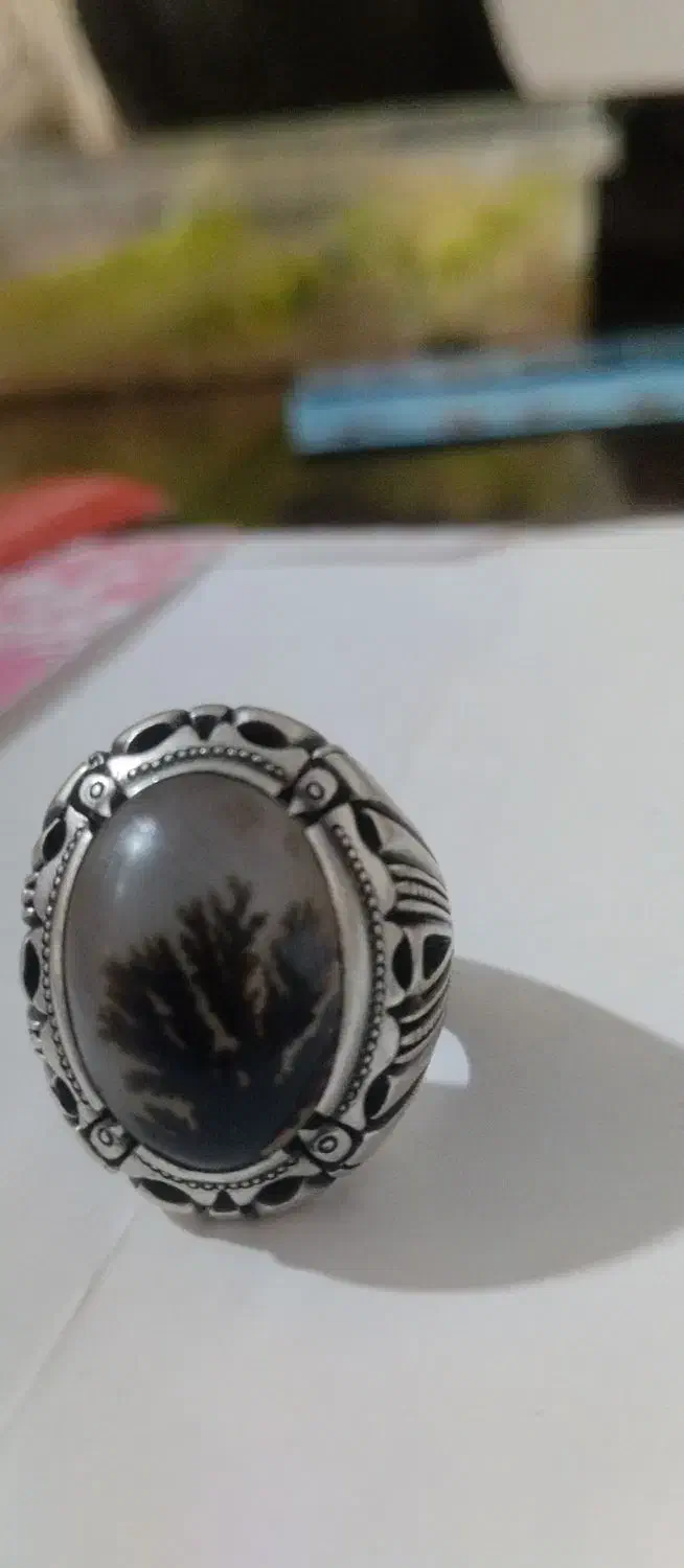 انگشتر نقره شجر قائن زنجان۱|جواهرات|تهران, نعمتآباد|دیوار