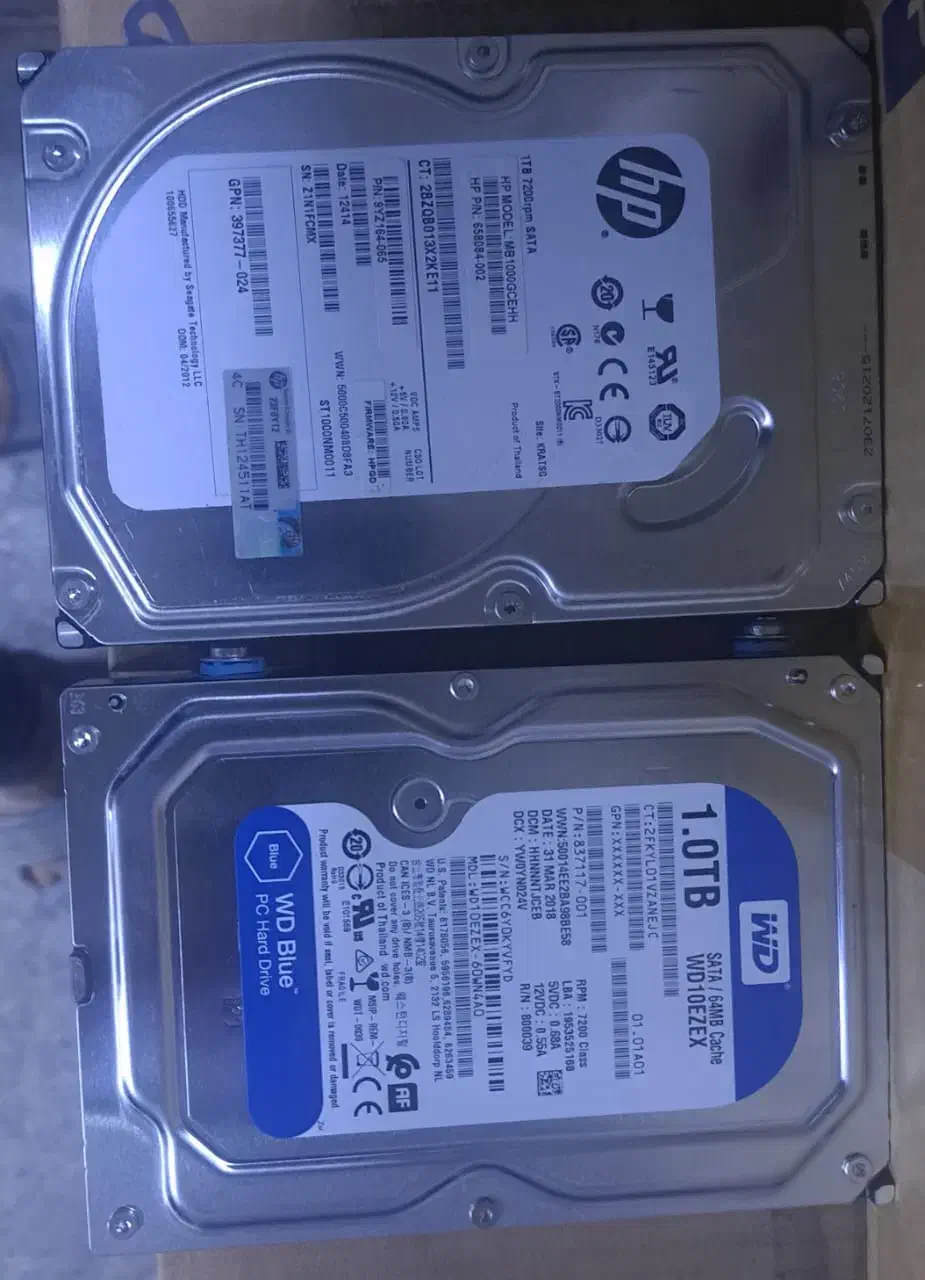 هارد ۱ ترابایت ۲ ترابایت hdd 2tr 1tr کامپیوتر عمده|قطعات و لوازم جانبی رایانه|تهران, میدان ولیعصر|دیوار