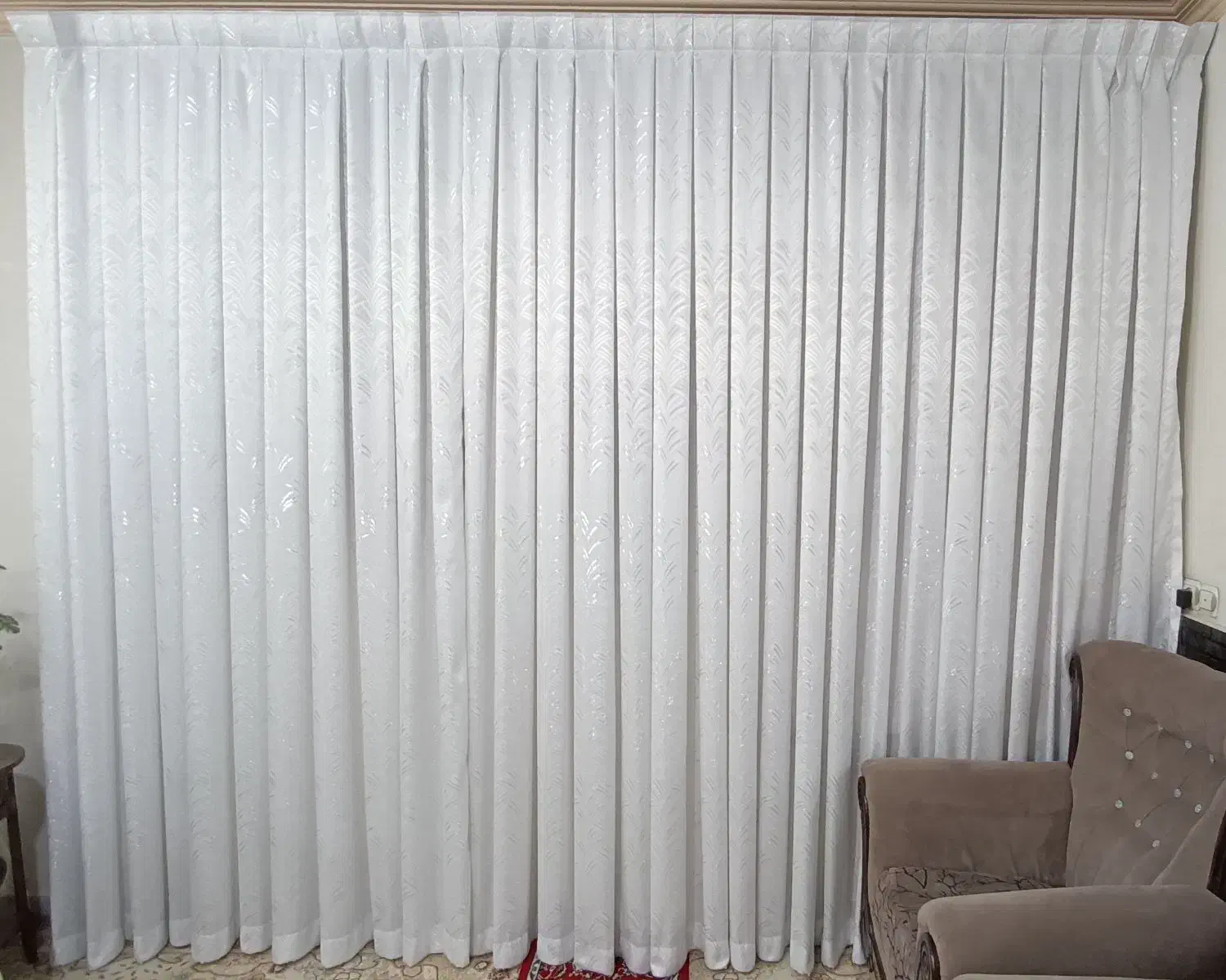 پرده پذیرایی|پرده، رانر، رومیزی|ری, شهید غیوری (ابن باویه)|دیوار