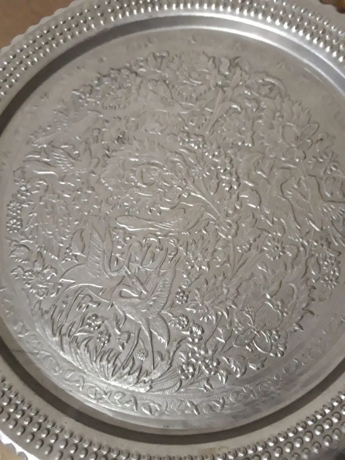 سینی مسی|کلکسیون اشیاء عتیقه|نهاوند, |دیوار