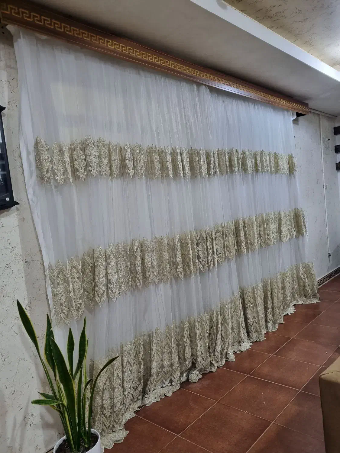 پرده پذیرایی|پرده، رانر، رومیزی|مسجد سلیمان, |دیوار