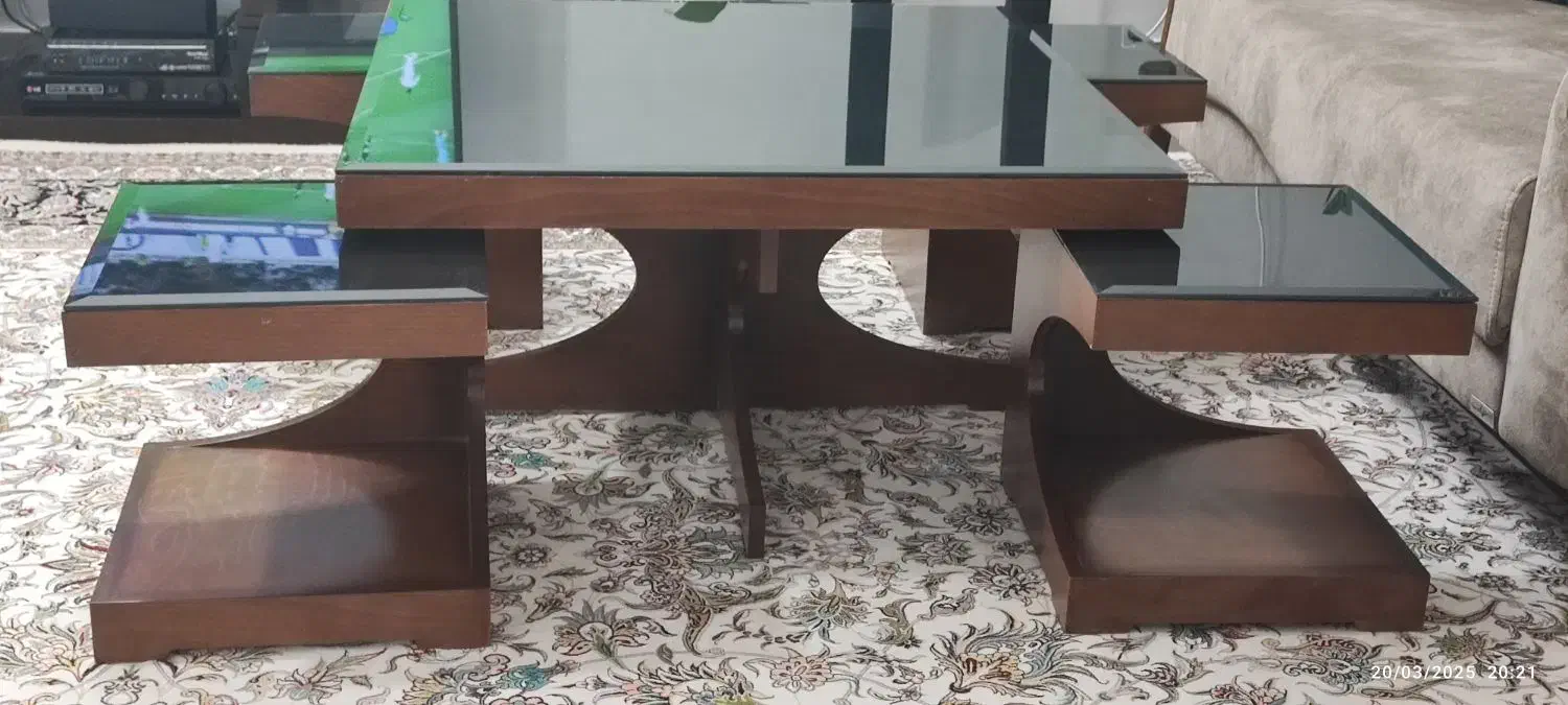 میز جلو مبلی بامیز عسلی|مبلمان خانگی و میز عسلی|گنبد کاووس, |دیوار