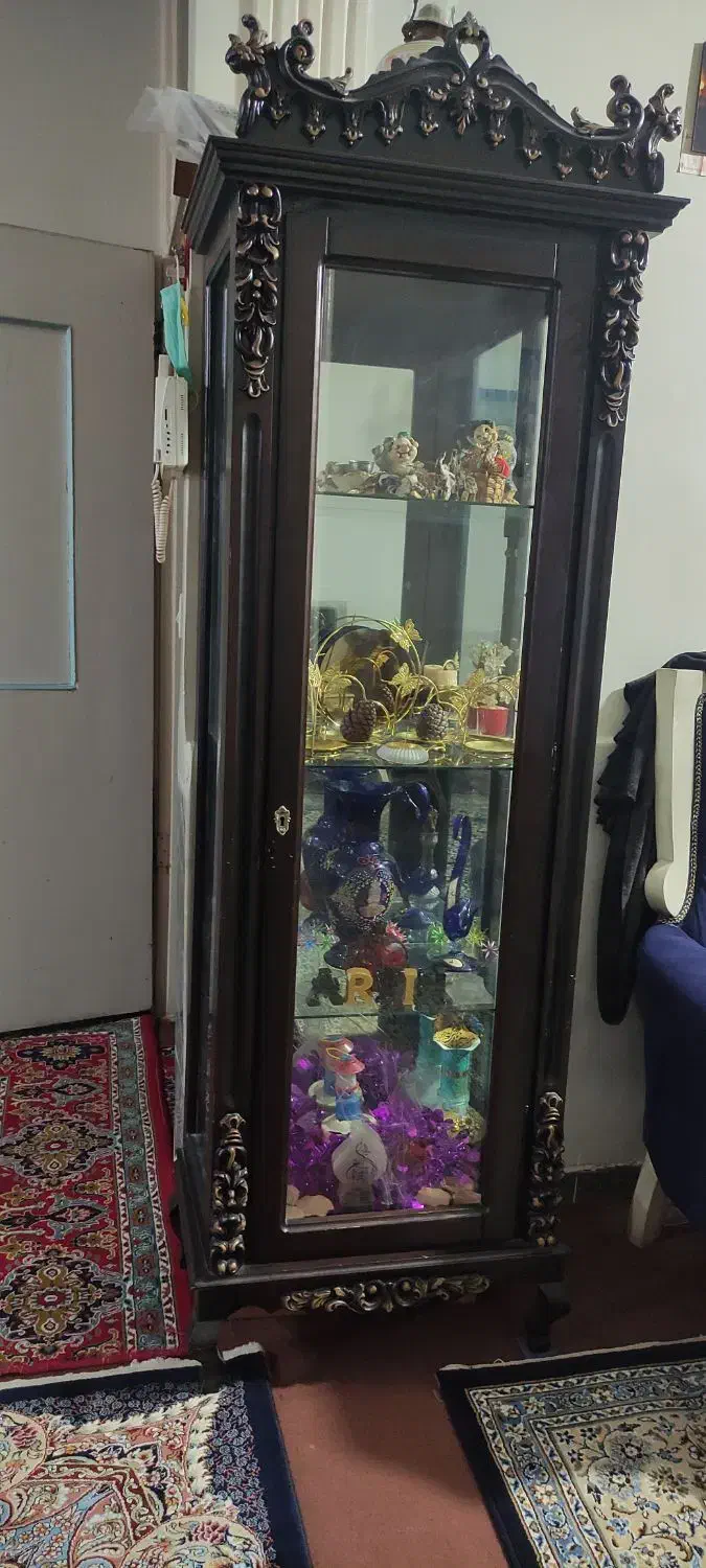 بوفه رنگ فندوقی|بوفه، ویترین، کنسول|ملایر, |دیوار