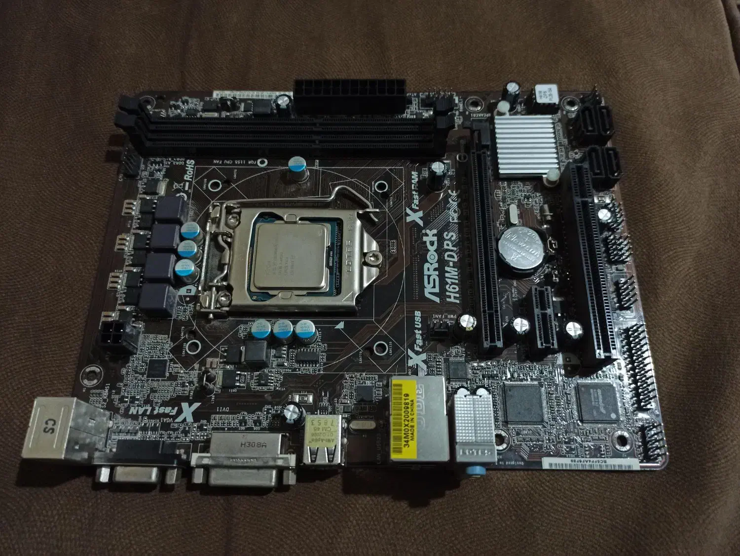 مادربرد h61m|قطعات و لوازم جانبی رایانه|همدان, |دیوار