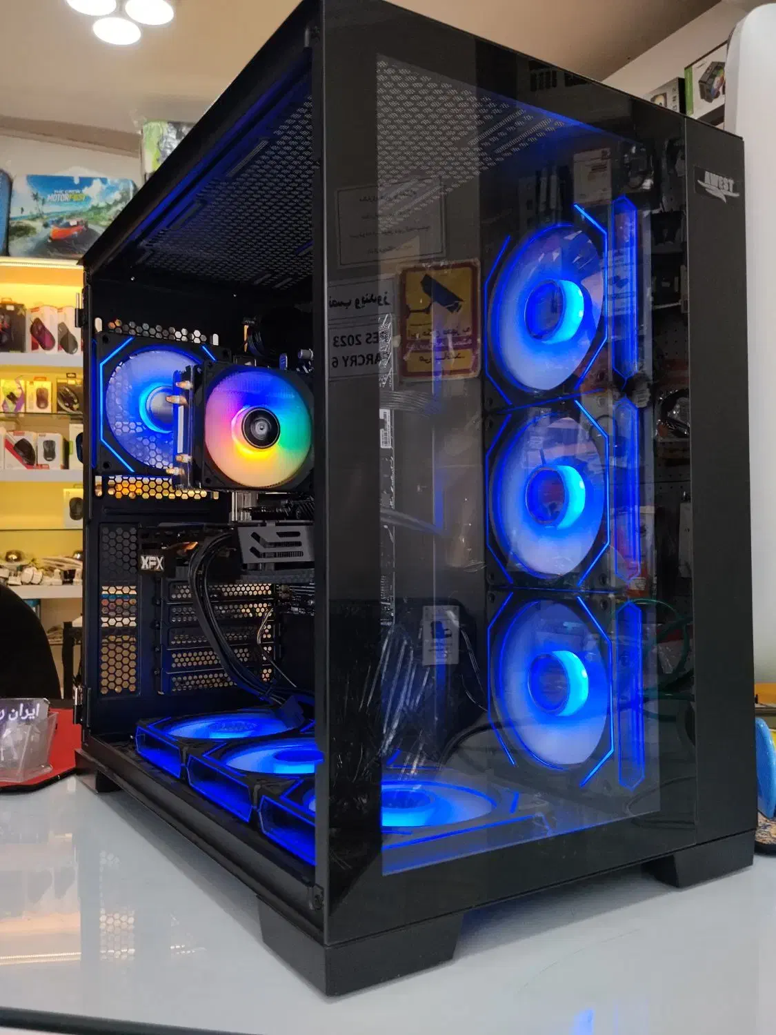 کیس گیمینگ حرفه ای (367) آکواریومی|رایانه رومیزی|بجنورد, |دیوار