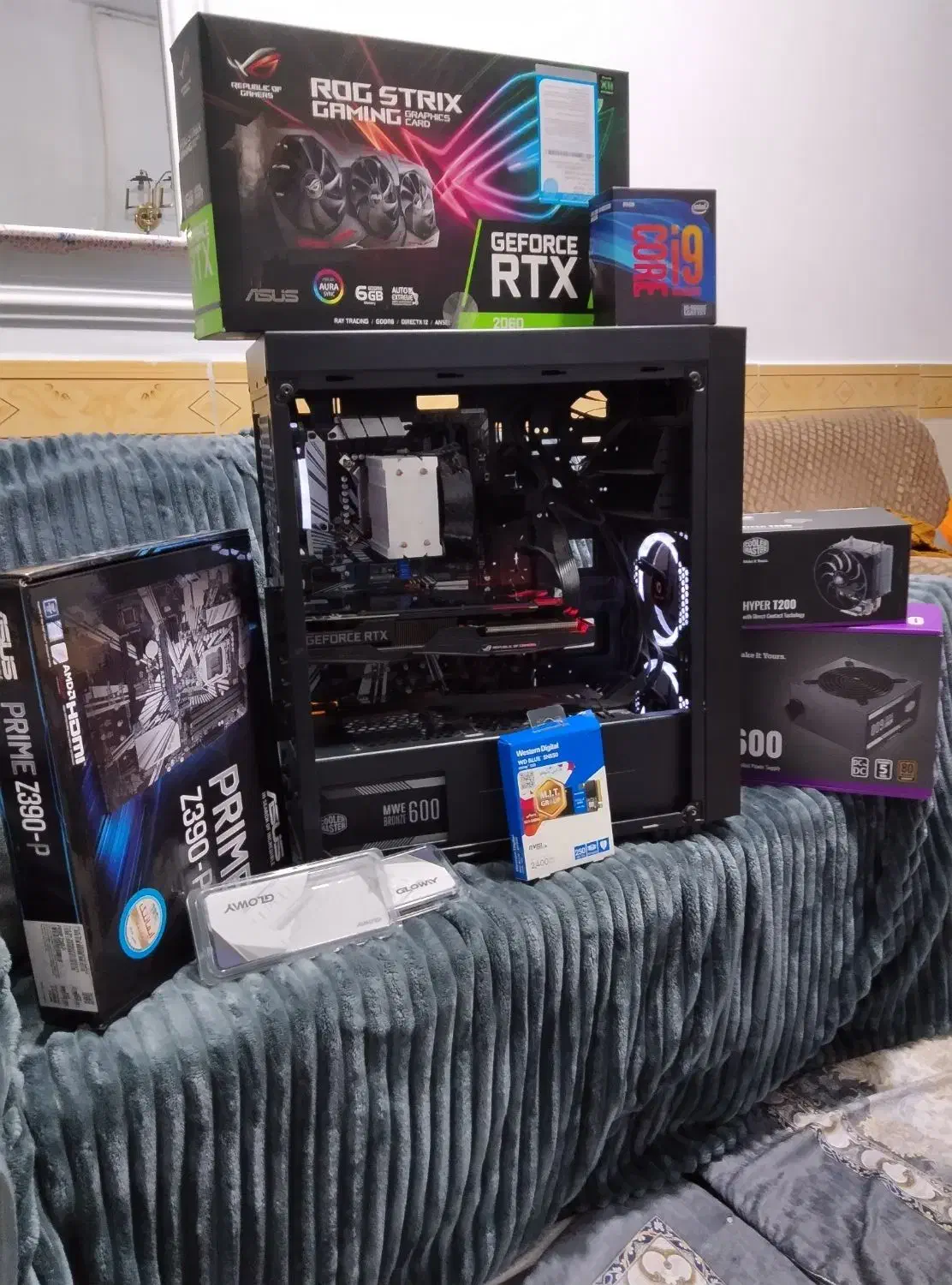 کیس گیمینگ i9 9900K RTX 2060 RAM 16|رایانه رومیزی|نسیم‌شهر, |دیوار