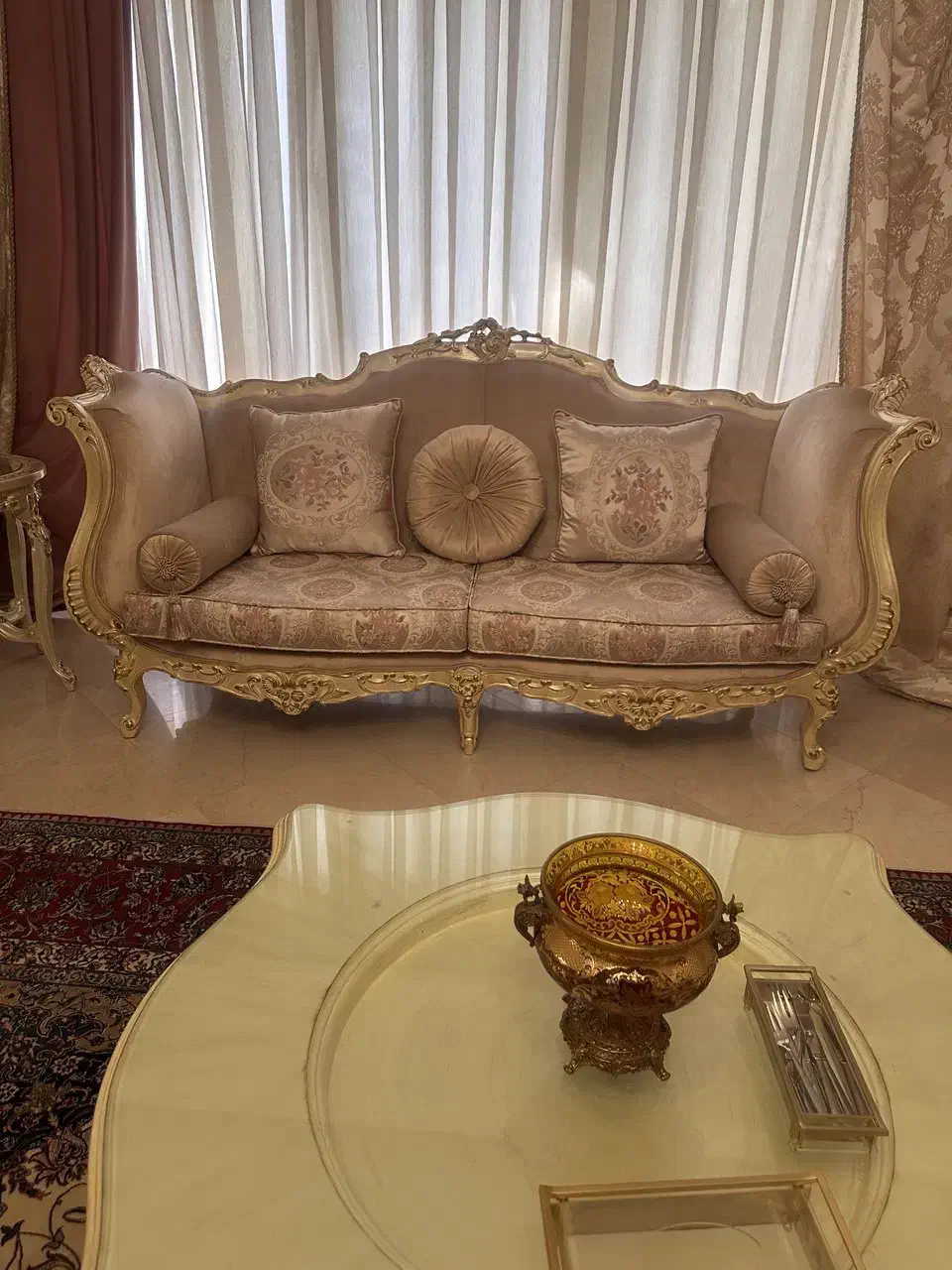 مبلمان ایتالیایی استیل|مبلمان خانگی و میز عسلی|تهران, قیطریه|دیوار