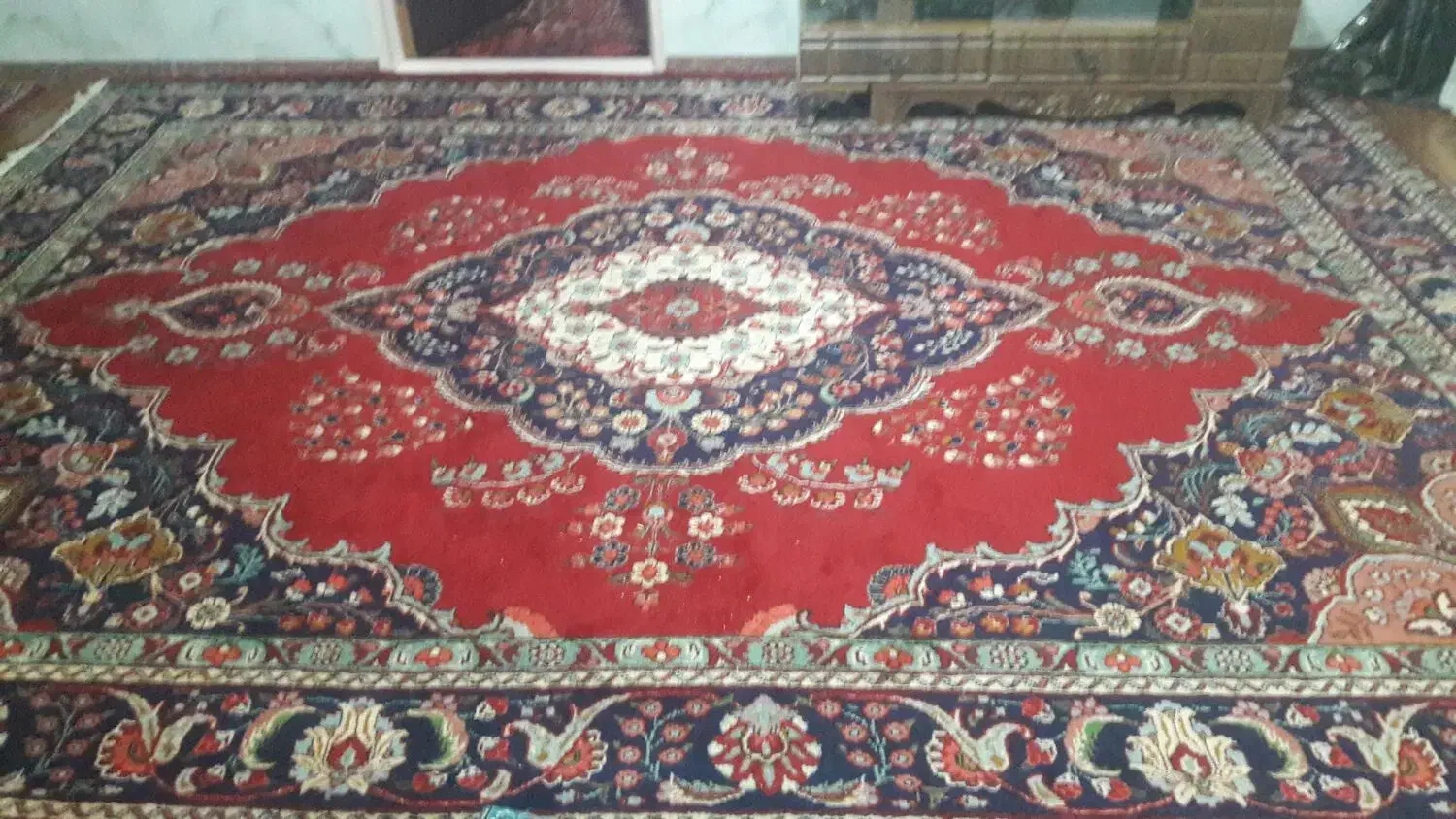 فرش دست باف|فرش|خسروشاه, |دیوار