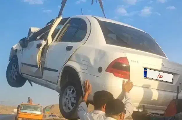 تیبا تصادفی مدل ۹۵ دوگانه کارخانه|خودرو سواری و وانت|تفت, |دیوار