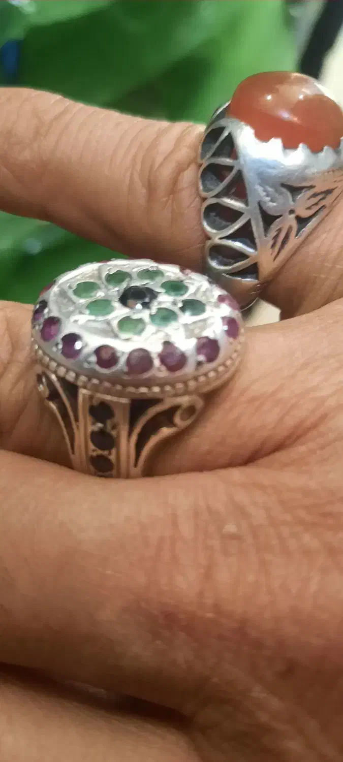 انگشتر های اصلی نقد و یا معاوضه|جواهرات|قم, زنبیل آباد|دیوار