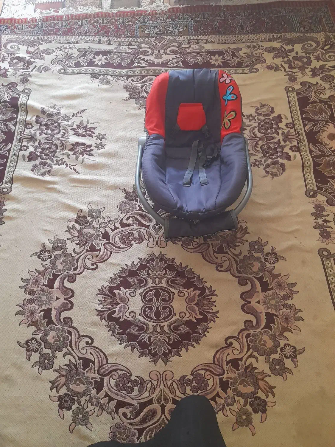 کریر نو نو با صندلی نهار خوری  بچه نونو|اسباب و اثاث بچه|بروجرد, |دیوار