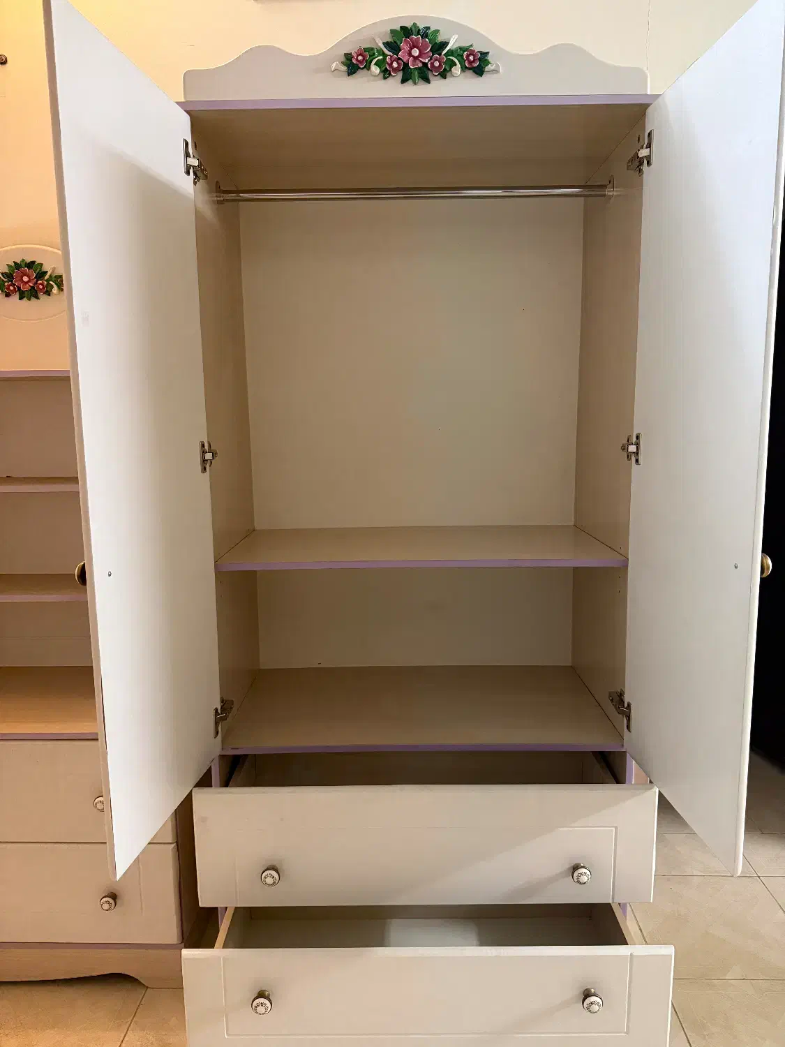 سرویس خواب نوجوان دخترانه|تخت و سرویس خواب|ورامین, ورامین|دیوار