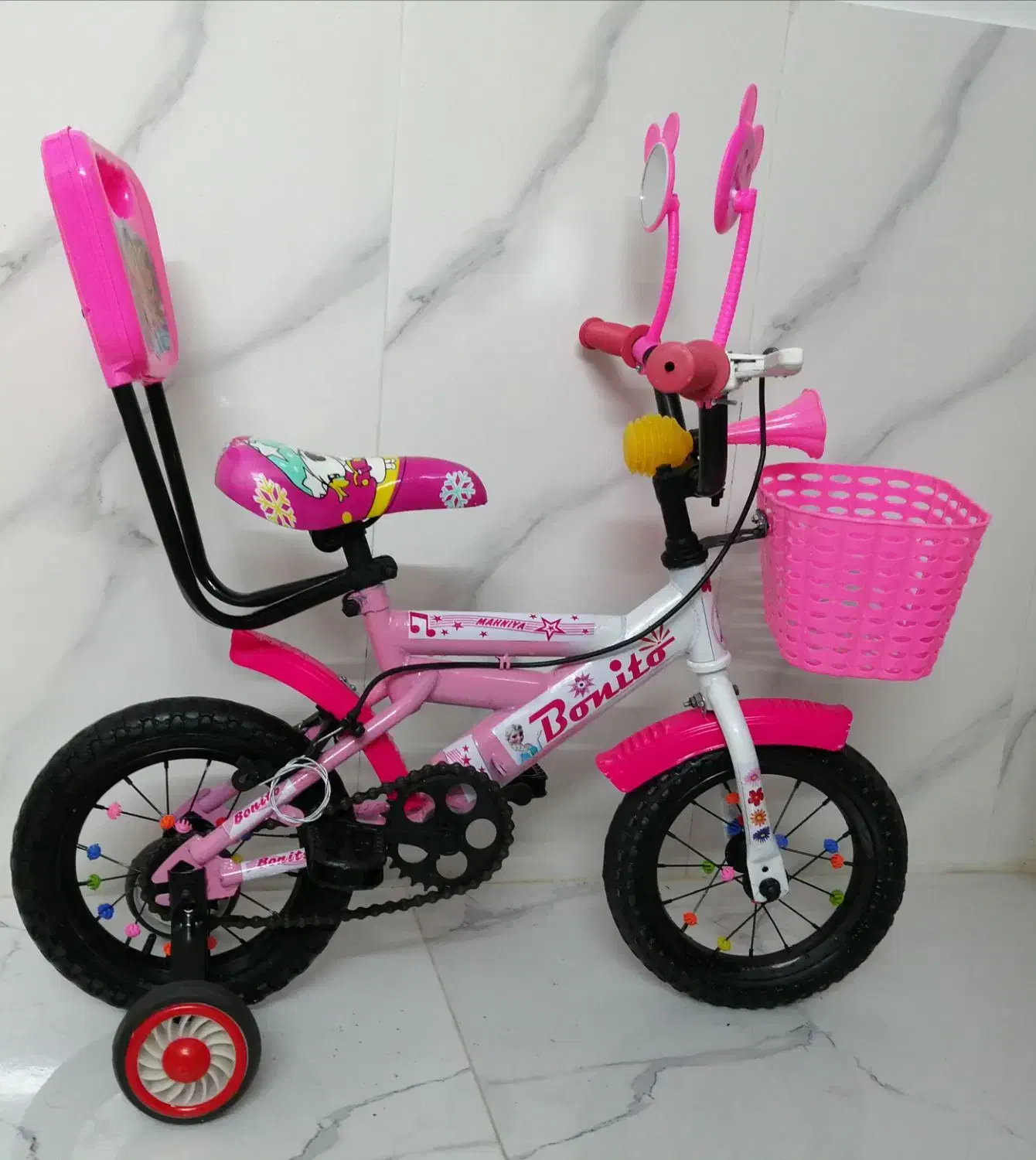 دوچرخه سایز 12 وسایز 16 دخترانه صورتی وپسرانه|دوچرخه، اسکیت، اسکوتر|مشهد, شهید هاشمی نژاد|دیوار