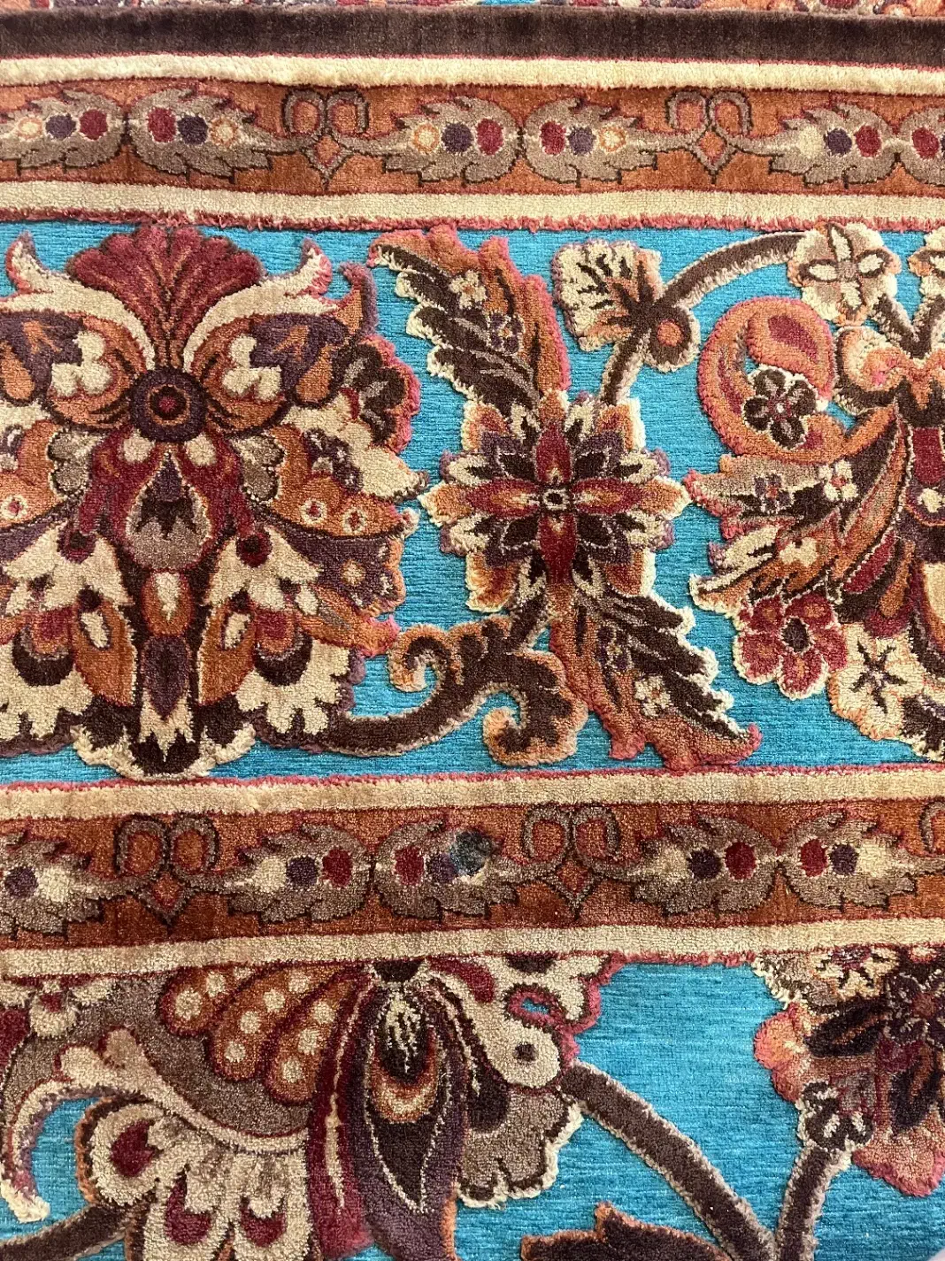 فرش ۹ متری گل برجسته|فرش|آمل, |دیوار